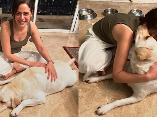 Exclusive! Mona Singh says her dogs Nyla and Idli are her biggest ’stress busters’