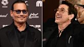 La doble pifia de Johnny Depp al acercarse a Hollywood para felicitar a Robert Downey Jr.