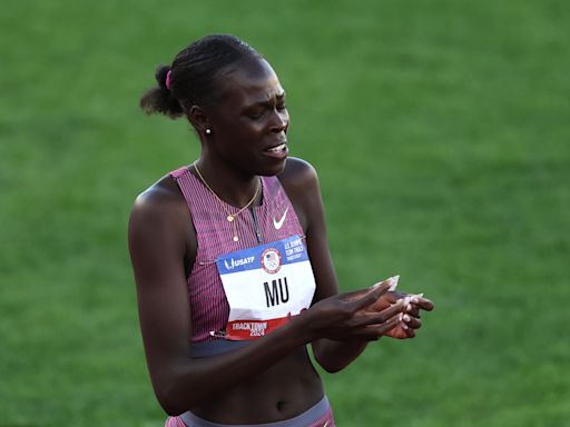 Athing Mu falls, finishes last in 800m at US Olympic track and field trials