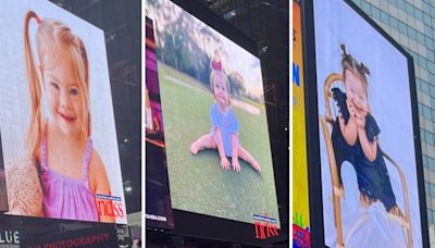 3 Jacksonville girls with Down syndrome featured in Times Square video to bring awareness, visibility