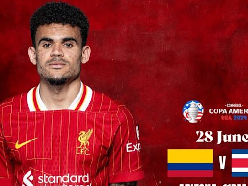 Liverpool motiva a Luis Díaz antes de enfrentar a Costa Rica