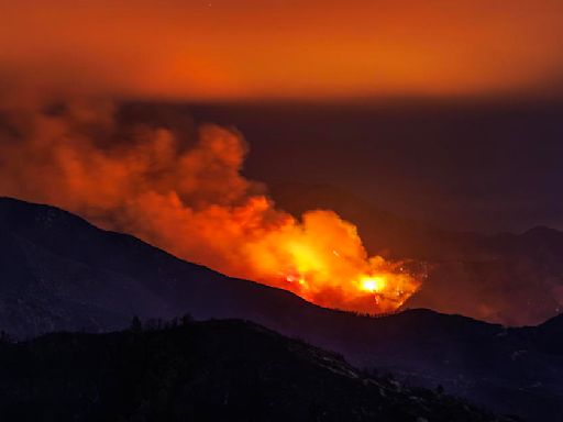 Line Fire in Southern California burns 34,000 acres, arson suspect arrested as thousands flee: "Nothing is worth it"