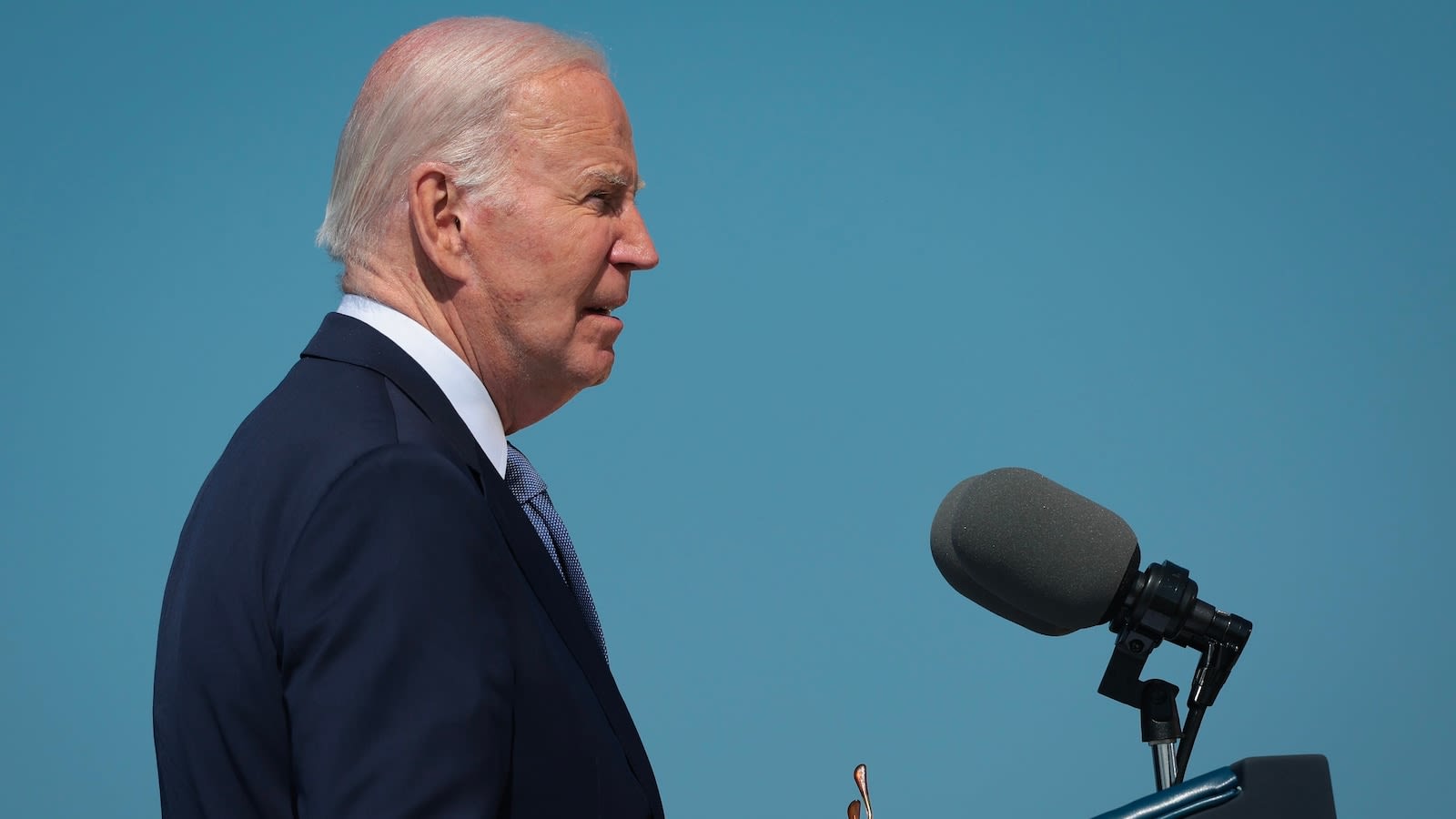 Biden offers forceful defense of democracy in Normandy speech aimed at American audience