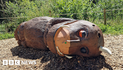 Vandals attack sleeping Gruffalo sculpture in Cornwall forest
