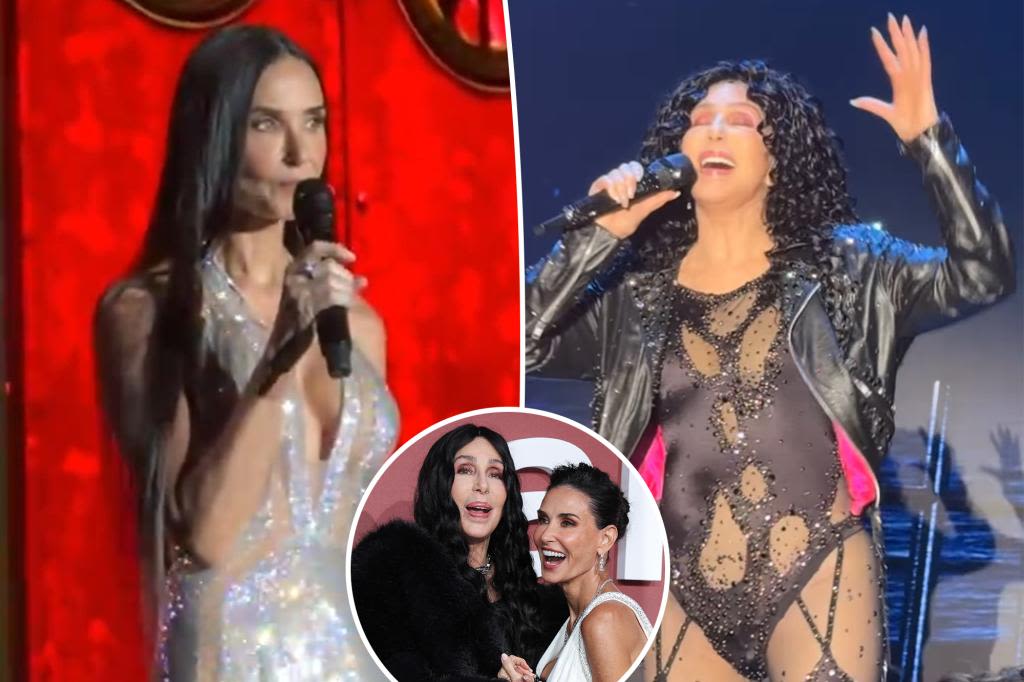 Demi Moore berates audience at star-studded amfAR Gala during Cher tribute: ‘I f–king don’t think so’