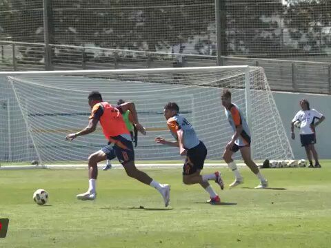 WATCH: Thibaut Courtois puts ACL injury firmly behind him with outrageous save during Real Madrid training