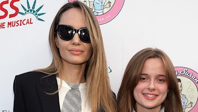 Angelina Jolie, 48, and daughter Vivienne, 15, at LA red carpet event