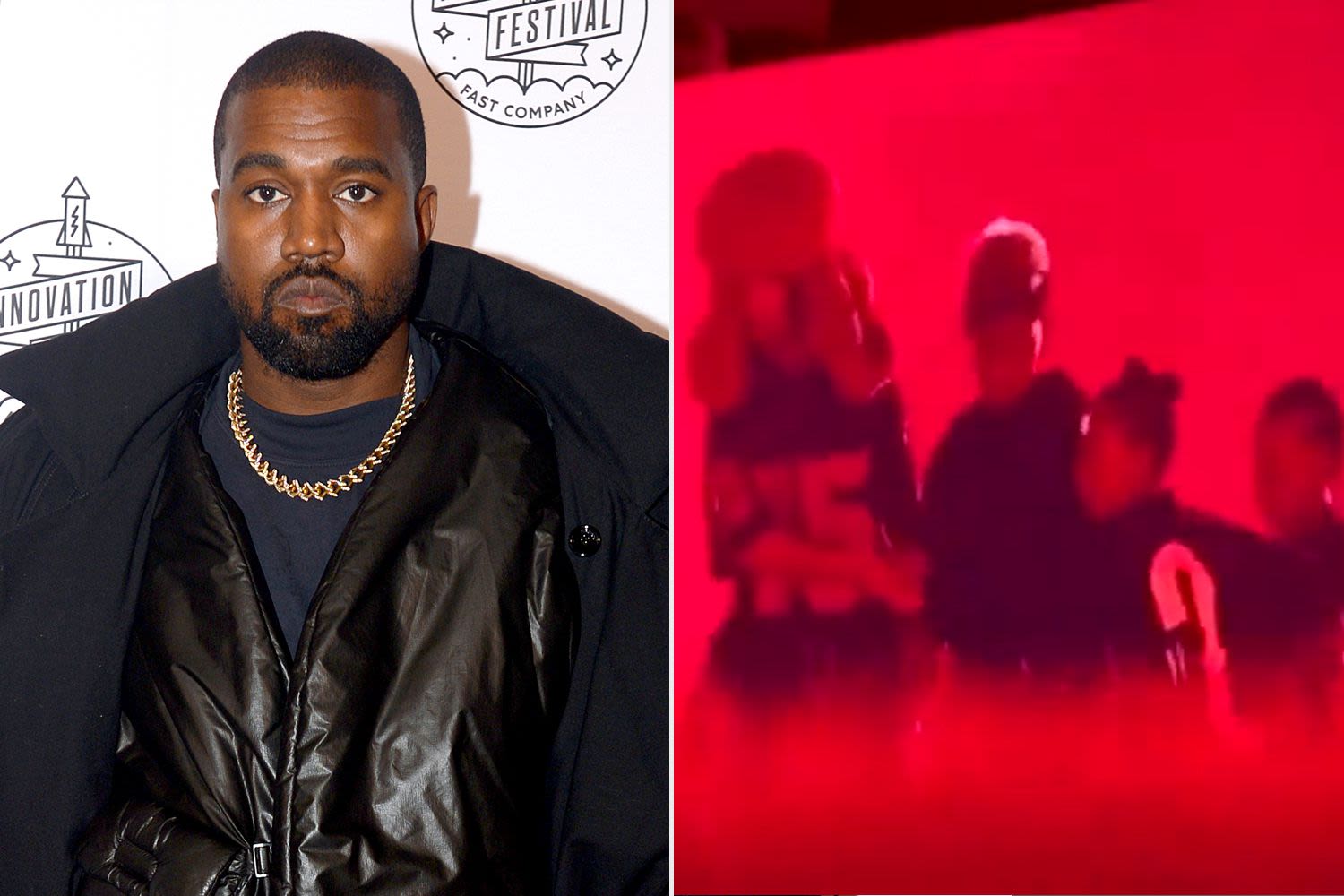 Kanye West Brings All 4 Kids on Stage to Perform at His “Vultures 2 ”Listening Party in China