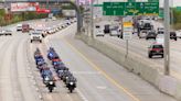 'He's going to be missed': Lengthy procession carries fallen Santaquin officer home