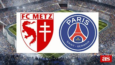 Metz 0-2 PSG: resultado, resumen y goles