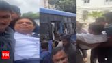 BRS leader KT Rama Rao, party workers detained for protesting against Telangana CM Revanth Reddy | Hyderabad News - Times of India