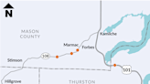 Fish barrier removal work to slow traffic on U.S. 101 near Thurston-Mason county line for weeks