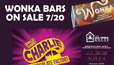 Charles Town businesses sell Wonka Chocolate Bars to promote the Old Opera House peformance