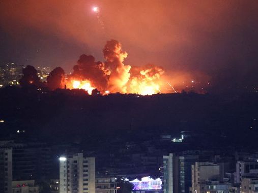 Israeli strike in West Bank 'kills 18' as more huge blasts hit Beirut