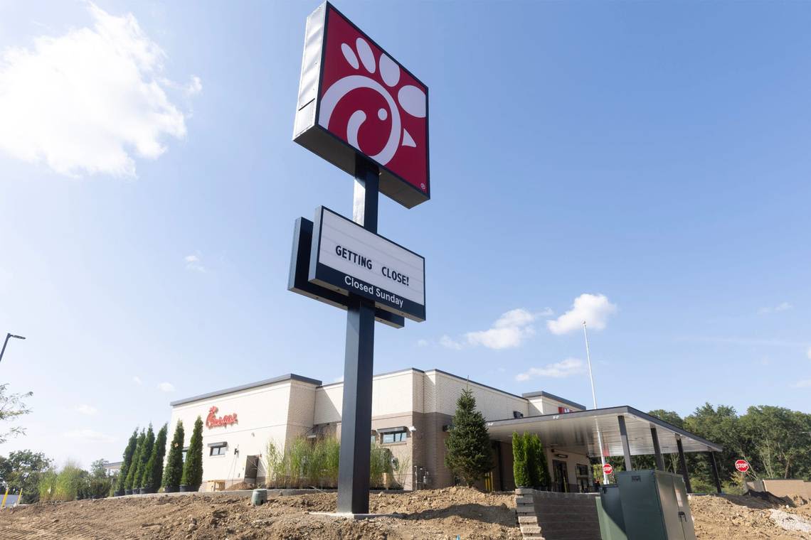 Royals added Chick-fil-A ads to foul poles at Kauffman Stadium and fans can win food