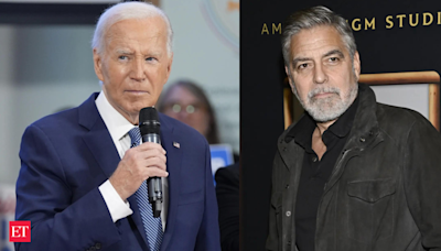 Biden’s campaign team responds to Actor George Clooney’s op-ed; here is what they said - The Economic Times