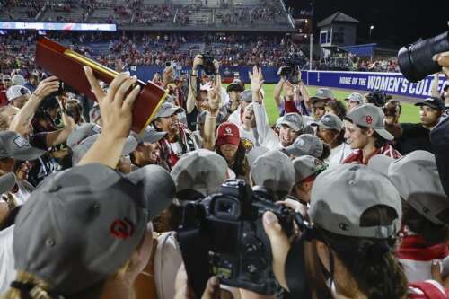 Oklahoma wins record fourth straight NCAA softball title