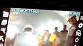 Trapped Indian tunnel workers seen on video for first time nine days after collapse