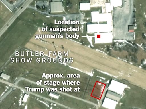 Shooting at a Trump Rally in Pennsylvania: Diagrams, Maps and Photos