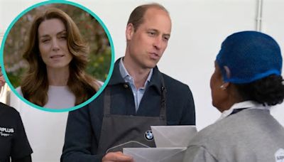 Prince William Receives Cards For Kate Middleton In 1st Royal Outing Since Princess' Cancer News