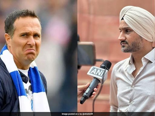 "Keep Your Rubbish...": Harbhajan Singh's Fiery Reply To Michael Vaughan On T20 WC Venue Conspiracy | Cricket News