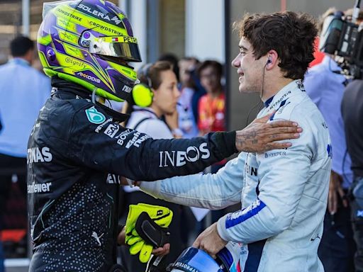 Se conoció el video del saludo de Lewis Hamilton a Colapinto en el GP de Azerbaiyán: el mensaje del piloto argentino tras el encuentro