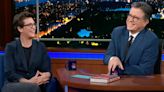 Rachel Maddow on Speaker Mike Johnson, Donald Trump, and Democracy on ‘Colbert’