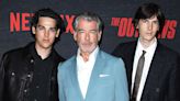 Pierce Brosnan Poses with Lookalike Sons Paris and Dylan at 'The Out-Laws' Premiere: Photo