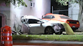 4 people hospitalized after 2 cars crash into church in NW Miami-Dade