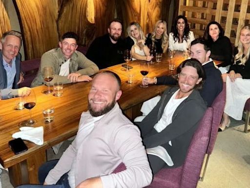 Rory McIlroy has dinner with wife and Ryder Cup team-mates ahead of golf return at Scottish Open