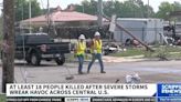 Severe storm threat continues in U.S. after at least 18 killed across multiple states