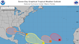 National Hurricane Center tracking 4 systems. Tropical wave to cross Florida over weekend