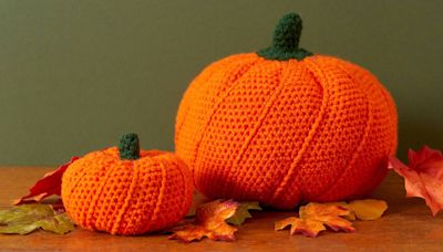 Here's how to make a cute crochet pumpkin for Halloween