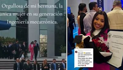 Joven mexicana rompe estereotipos al graduarse como la única mujer en Ingeniería Mecatrónica