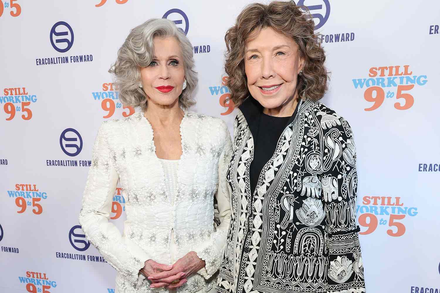 Lily Tomlin and Jane Fonda Reunite for “Still Working 9 to 5” Documentary Premiere 44 Years After Movie