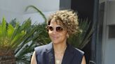 Halle Berry Wears a Pinstripe Vest as a Top — Get the Look for $26