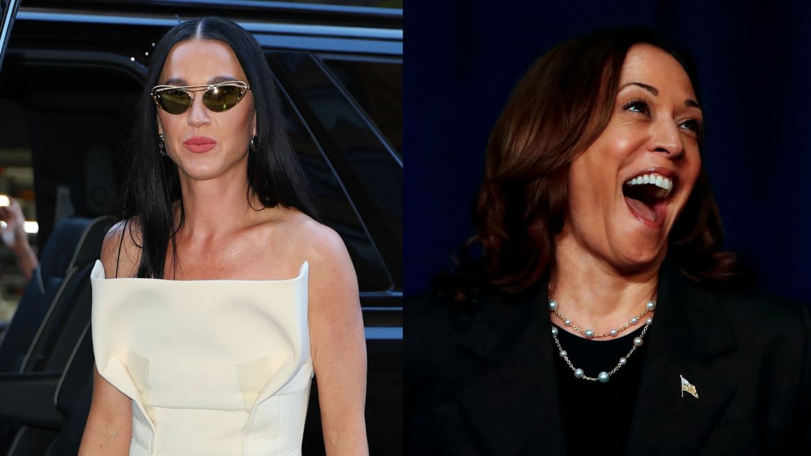 Katy Perry Hopes Kamala Mania Can Save ‘Woman’s World’