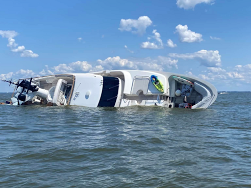 Five rescued from sinking yacht in Anne Arundel County, no injuries reported