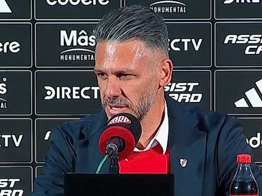 La opinión de Martín Demichelis sobre los silbidos que recibió en la victoria de River - Central Córdoba de Santiago del Estero