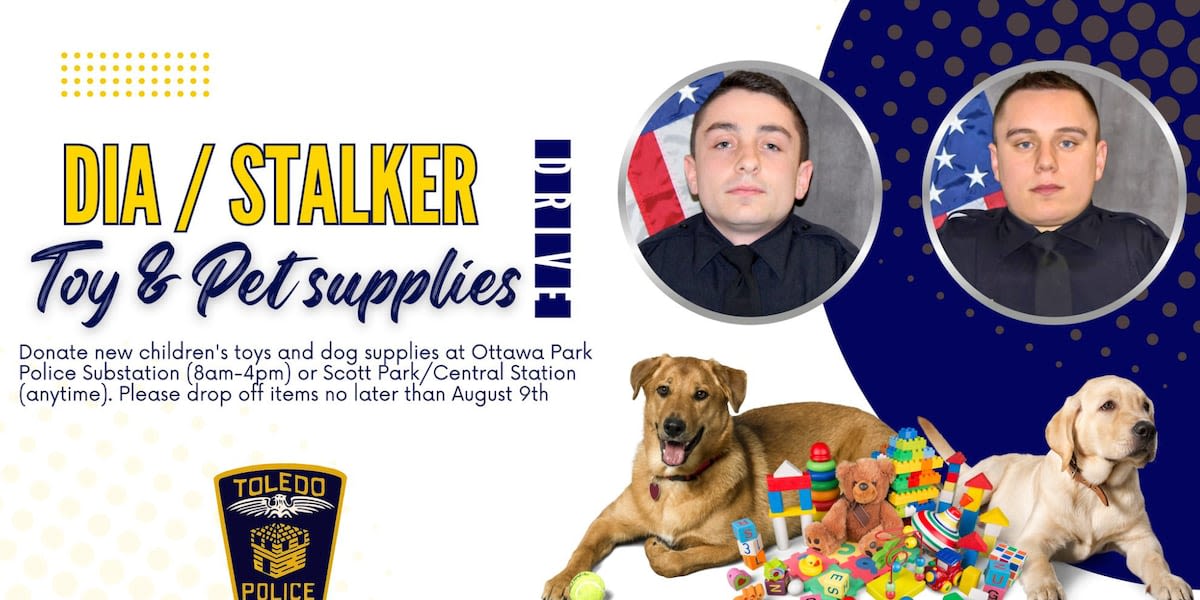 TPD announces return of Dia/Stalker Toy and Pet Supply Drive