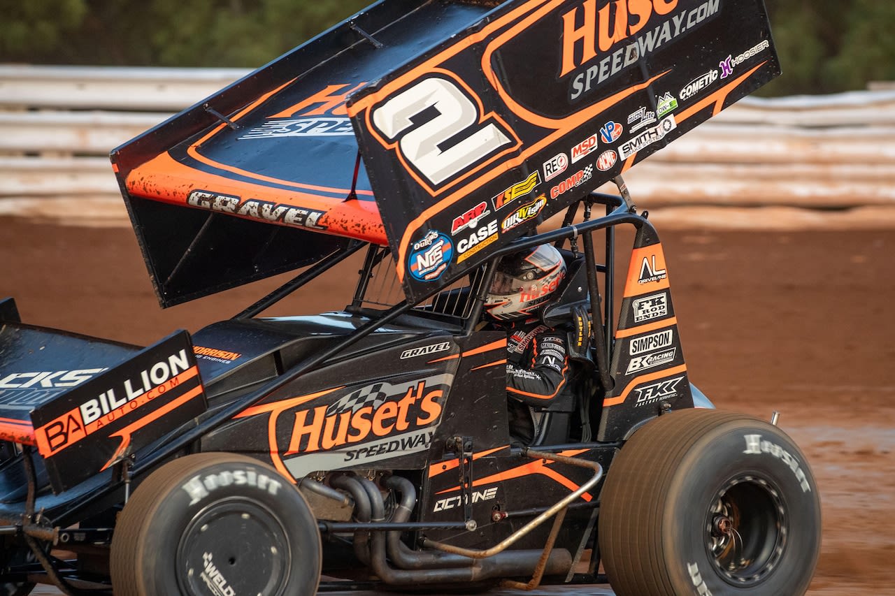 Outlaws driver David Gravel turns the tables on the Pa. Posse at Williams Grove Speedway