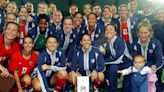 U.S. Women’s National Soccer Team Take the 2023 ESPY Awards Stage to Receive Arthur Ashe Award for Courage