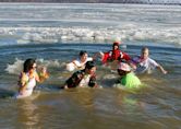 Polar bear plunge