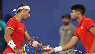 Rafael Nadal y Carlos Alcaraz derrotaron en el dobles a Máximo González y Andrés Molteni y avanzan en los Juegos Olímpicos 2024