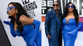 Niecy Nash Goes Strapless in Plunging Blue Dress on the BET Awards 2024 Red Carpet