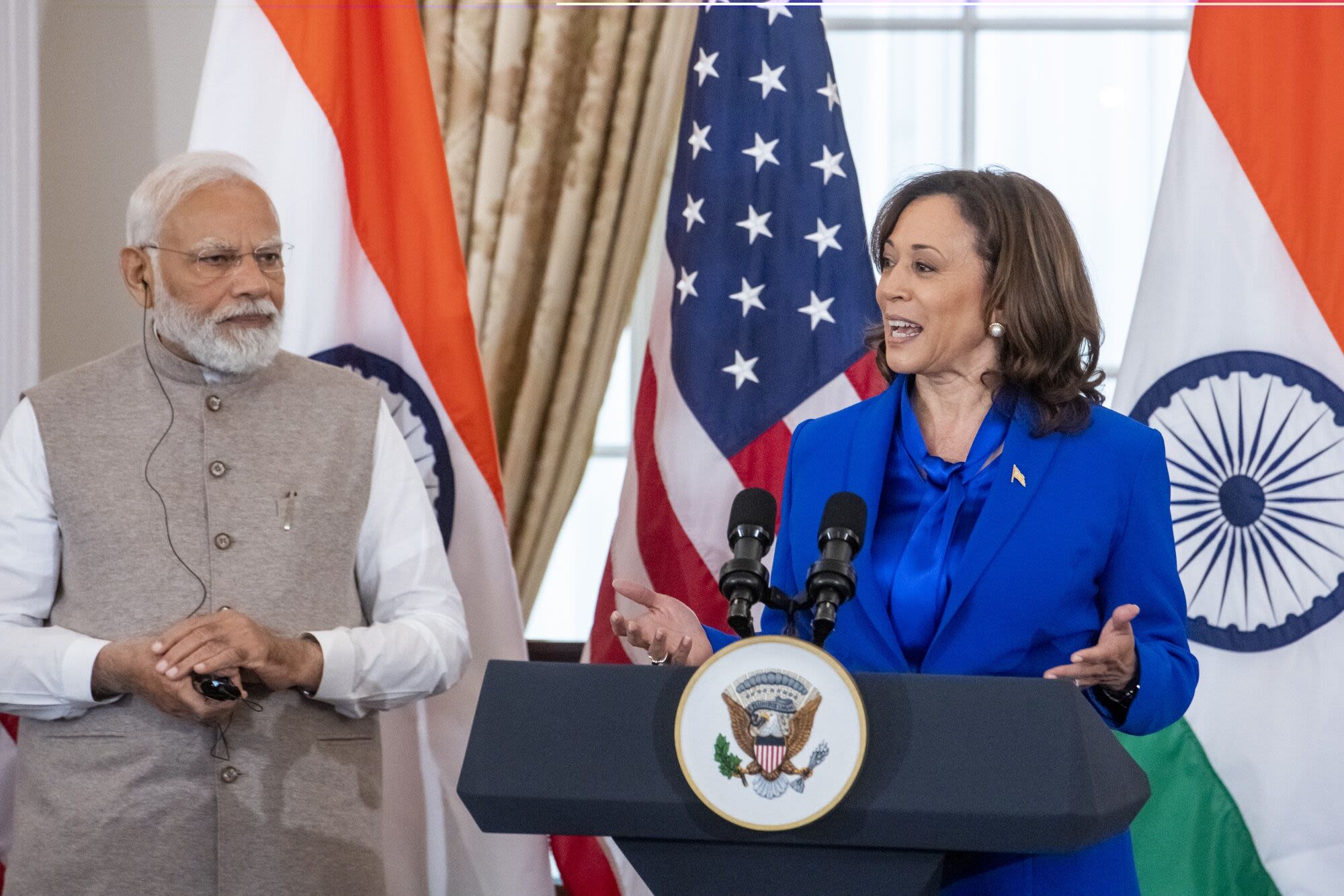 Harris Gets Muted Response in India as Few See Change in US Ties