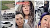 TikTok reacts to news that racist woman who attacked Asian family during road rage incident in California is actually part Asian herself