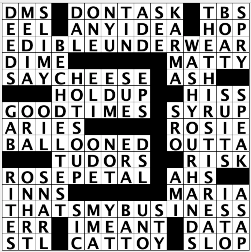 Off the Grid: Sally breaks down USA TODAY's daily crossword puzzle, Threestyle (Freestyle)