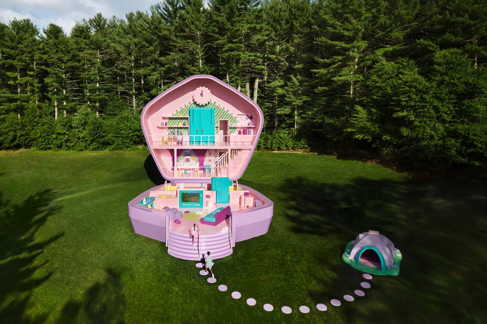 Step Into a Life-Sized Polly Pocket 1994 Dollhouse: Book It on Airbnb