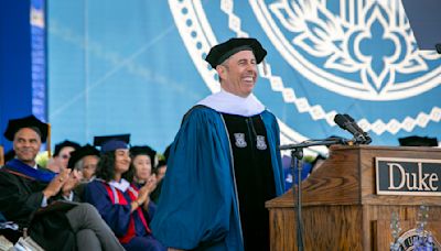 Duke University students walk out of graduation over Jerry Seinfeld’s support of Israel